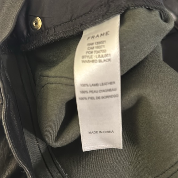 Frame soft leather pants - Picture 7 of 10